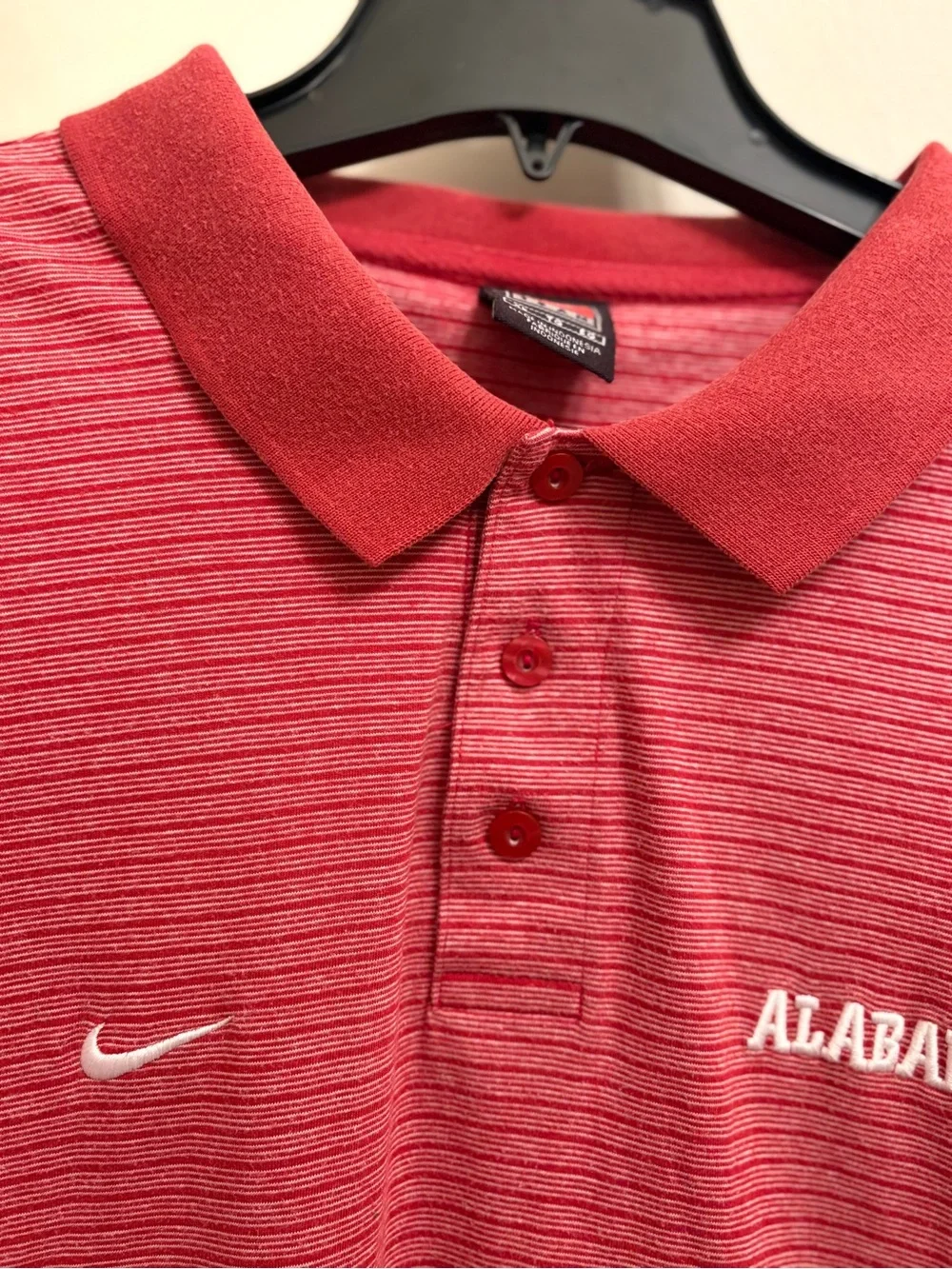 Nike | Vintage Alabama Crimson Polo Shirt - Red